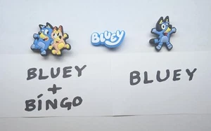 Bluey Croc Charms Lot of 3! Bluey Charms! Soft PVC Kids Disney Aussie Bluey! - Picture 1 of 4