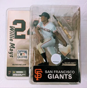 Willy Mays Actionfigur Cooperstown Collection Serie zwei grau Uniform Variante - Bild 1 von 2