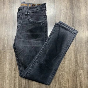 Rock Revival Jeans Men’s 32x34 Ryker Black Washed Out Distressed Denim - Picture 1 of 9