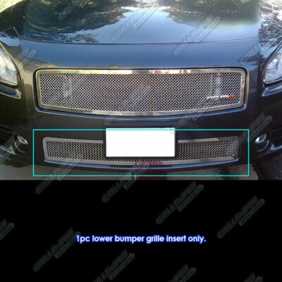 Parachoques de malla de acero inoxidable para Nissan Máxima 2009-2014 Foto 1 de 3