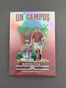 2022 Panini Donruss Elite Buster Posey On Campus Prizm Silver SP Case Hit RARE