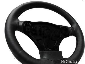 FITS DODGE RAM 4 2500 2009-2015 BLACK BEST QUALITY LEATHER STEERING WHEEL COVER