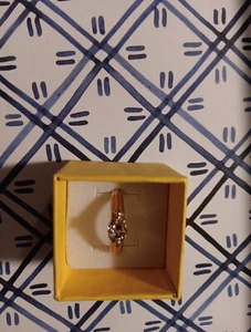 Geniune Turkizit Ring & gelbe Saphire Größe 9 - Bild 1 von 9