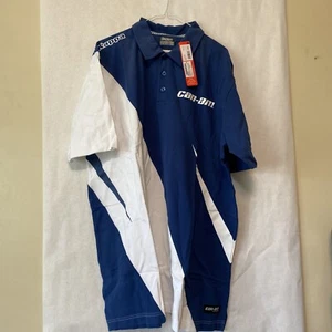 Can-Am Kappa Classic Polo, Cotton, Blue/White, Regular Fit XXXL Racing Shirt NEW - Picture 1 of 9