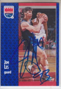 Autogrammiert 91/92 Fleer Jim Les - Kings - Bild 1 von 1