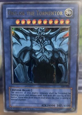 Obelisk the Tormentor (Secret Rare) GBI-002 Yu-Gi-Oh! Duel Monsters... MP - Image 1 of 2