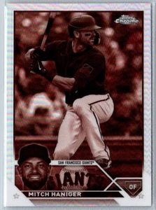 2023 TOPPS CHROME UPDATE SEPIA MITCH HANIGER SAN FRANCISCO GIANTS #USC73 - Picture 1 of 2