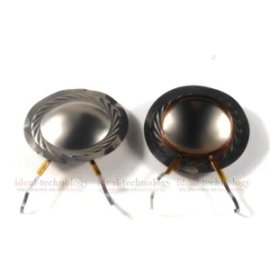 2 pcs Flat Wire 1 1/2" (38.5mm) Titanium alloy diaphragm Voice Coil Repair - Picture 1 of 6