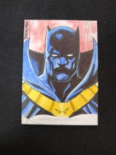 2020 Skybox Marvel Masterpieces Black Panther sketch Card By Joven Mendoza 1/1