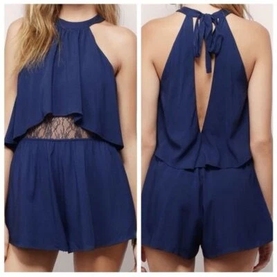 Mameluco Tobi con cordones Beyond The Fields azul marino talla mediana nuevo con etiquetas Foto 1 de 4