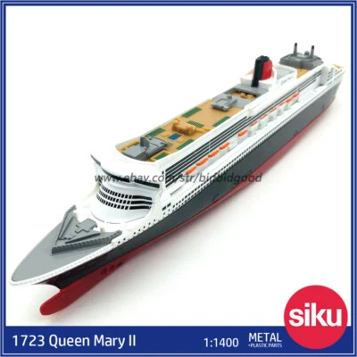 Siku Super 1723 1:1400 Queen Mary 2 Metall Diecast Schiffsmodell Kind Sammeln Geschenk - Bild 1 von 4