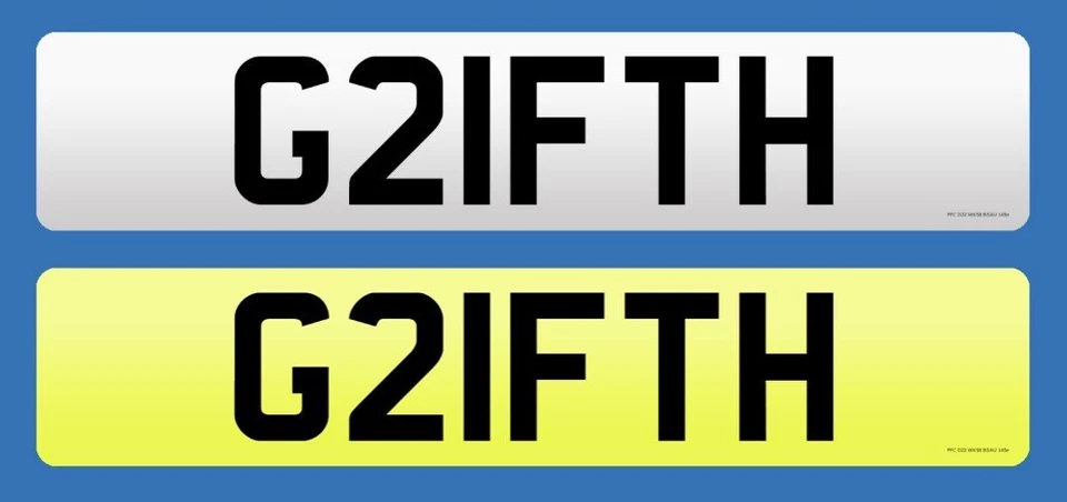Placa privada G21FTH Griffith Griffin TVR Griffith Foto 1 de 1