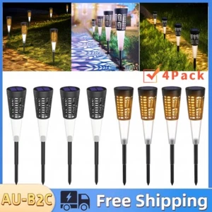 4 Pack Solar Garden Lights Outdoor Landscape LED Light Pathway Yard Waterproof - Picture 1 of 15