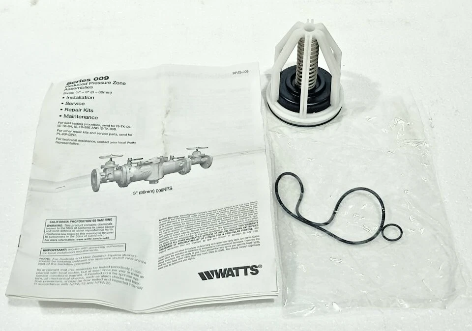 Watts RK009M1 1-1/4" 1-1/2" & 2" 009 M1 First Check Kit 0887270 NEW FAST SHIPPIN - Image 1 of 4