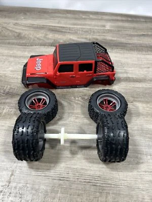 New Bright 1/10 Radio Controlled (R/C) Jeep Wrangler Body Plus Wheels - Image 1 of 4