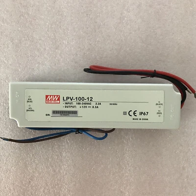 New For MEAN WELL LPV-100-12 waterproof led switching power supply - Image 1 of 2