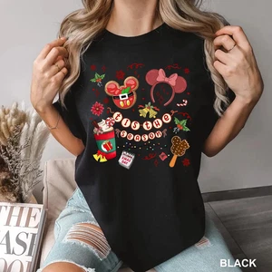 Camiseta de Navidad Tis The Season Disney Camiseta de vacaciones de Mickey - Imagen 1 de 4