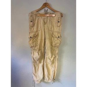 Vintage Polo Jeans Co Damen 10/12 Fallschirmjäger Cargo Militär Y2K verstellbare Hose - Bild 1 von 6
