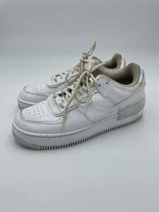 Nike White Air Force One’s Women’s Size 9 Low Top Trainers Sneakers - Picture 1 of 11
