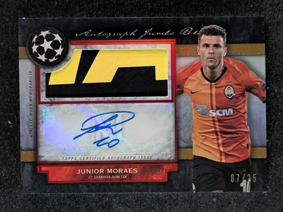 2020-21 Topps Museum UEFA JUNIOR MORAES 7/25 Patch Auto Ruby SP #AJR-JMO - Image 1 of 3