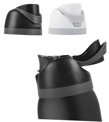 Replacement Cap for Owala Freesip - One Button Water Bottle Top Lid Black+White - Image 1 of 4