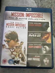 Mission Impossible 1-5 Blu Ray Boxset VGC - Picture 1 of 1