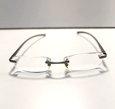 Gafas de lectura Foster Grant sin montura AL12 patas de metal rectangulares - SOLO MARCOS Foto 1 de 4