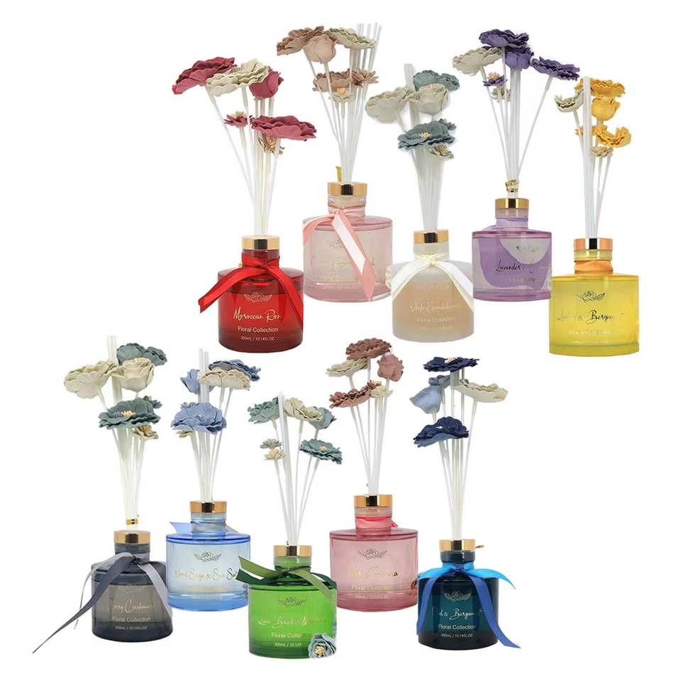 Reed Diffuser Baltus 300ml Oil Faux Flower Room Air Freshener Aromatherapy Decor
