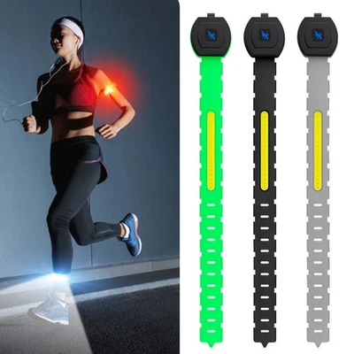 Luces de Correr para Correr Pesca Camping Linterna Recargable Luces de Seguridad Foto 1 de 4