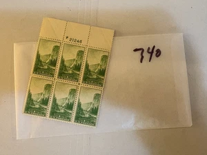 USA Briefmarken Plattenblock - 740 - Nationalparks Yosemite - Kamm. versand! - Bild 1 von 1