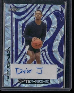 2022-23 Leaf Optichrome #BA-DJ1 Dior Johnson Kaleidoscope Purple AUTO #5/5 - Picture 1 of 2