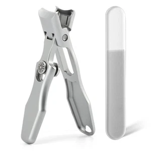 Nail Clippers for Men, Ultra Sharp Stainless Steel Nail Clippers, Wide Jaw Fi... - Picture 1 of 9