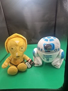 PLUSH 12" STAR WARS C3PO R2D2 SOFT PLUSH TOYS One New With Tags MEDIUM SIZED - Picture 1 of 5