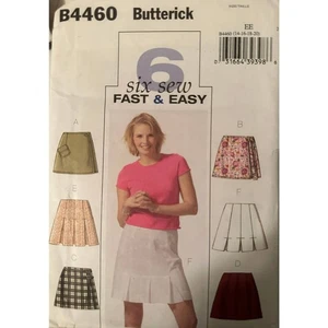 Faldas cortas Butterick Pattern B4460 Misses Petite talla EE 14-20 - Imagen 1 de 2