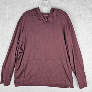 Nike Yoga Dri-FIT Hoodie Mens Red Gym Workout Lightweight Loose Fit DQ4886-652 - Picture 1 of 8