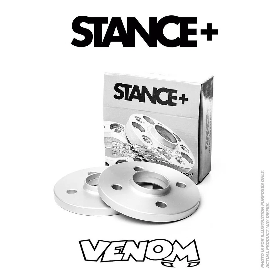 Stance+ 13mm Alloy Wheel Spacers 4x100 57.1 VW UP! 2011-2019 - Image 1 of 1