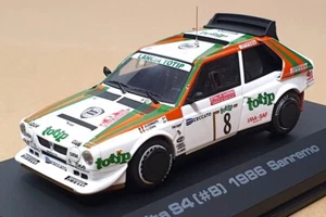 HPI Racing 1/43 Scale 968 Lancia Delta S4 #8 Sanremo 1986 Cerrato/Cerri - White - Picture 1 of 5