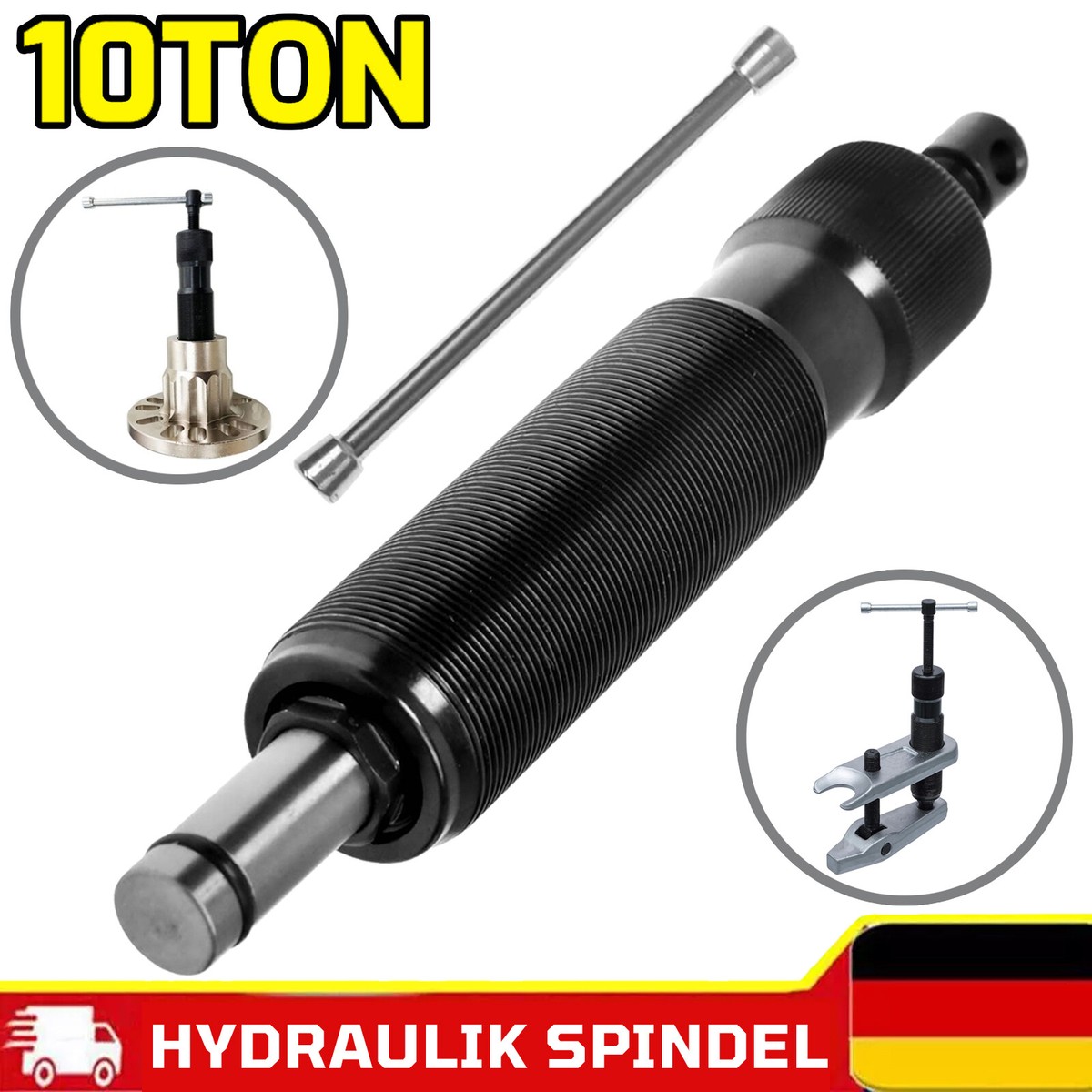 STAHLWERK Hydraulischer Universal Abzieher Lagerabzieher Mit 10 T Zugk
