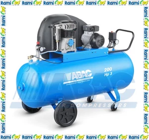 Compressore aria a cinghia professionale ABAC LINE A29B 200 CT3 - 200 litri 3 HP - Foto 1 di 4