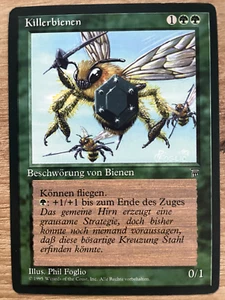 Killlerbienen Renaissance Magic Karte MtG German black border Killer Bees - Bild 1 von 1