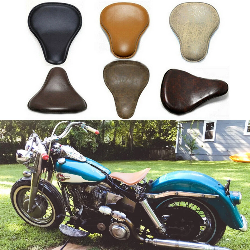 For Harley Dyna Super Wide Glide Fat Bob Motorcycle Bobber Solo Seat Spring US - Image 1 of 4