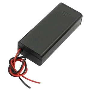 Box For Batteries 2 X AAA Battery Holder Switch - Picture 1 of 1