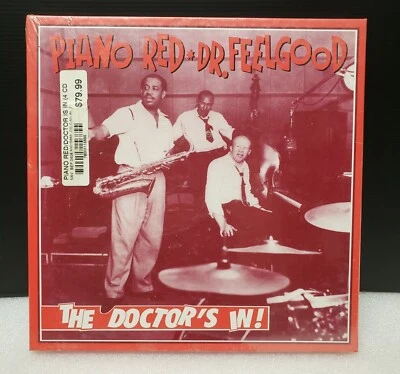 Vtg 1993 Bear Family Records Piano Red DR Feelgood Germany 4 CD Box Set NOS R&B - Image 1 of 4