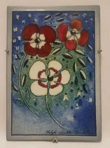 Placa de pared Heljä Liukko-Sundström Silent Smile 2002 Arabia Iittala Finlandia - Imagen 1 de 2