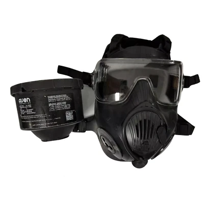 Face Gas Mask C50 with Clear Outsert Avon Protection with 72602 Size MEDIUM