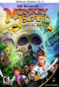 The Secret of Monkey Island: Special Edition PC Game LucasArts Windows 10 11 - Picture 1 of 6