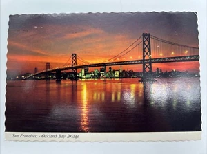 San Fancisco Oakland Bay Bridge Postcard - Picture 1 of 2