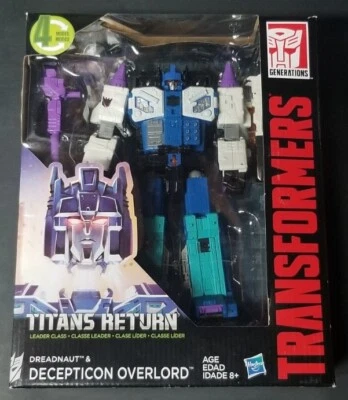 Figura Transformers Titans Return Dreadnaut y Overlord nueva en caja Foto 1 de 4