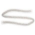 White Lace Decorative Ribbon Miss Glitter Pearl Chain