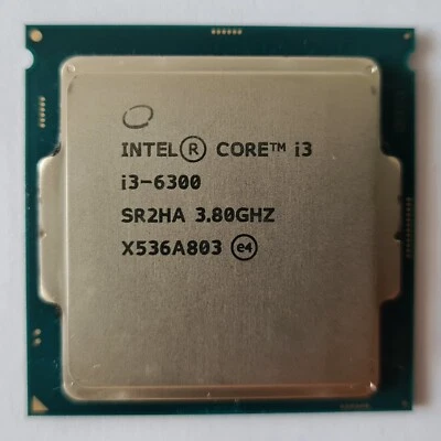 Intel Core i3-6300 (2C/4T; 3.8 GHz; Skylake; LGA-1151; SR2HA; BX80662I36300) - Image 1 of 2